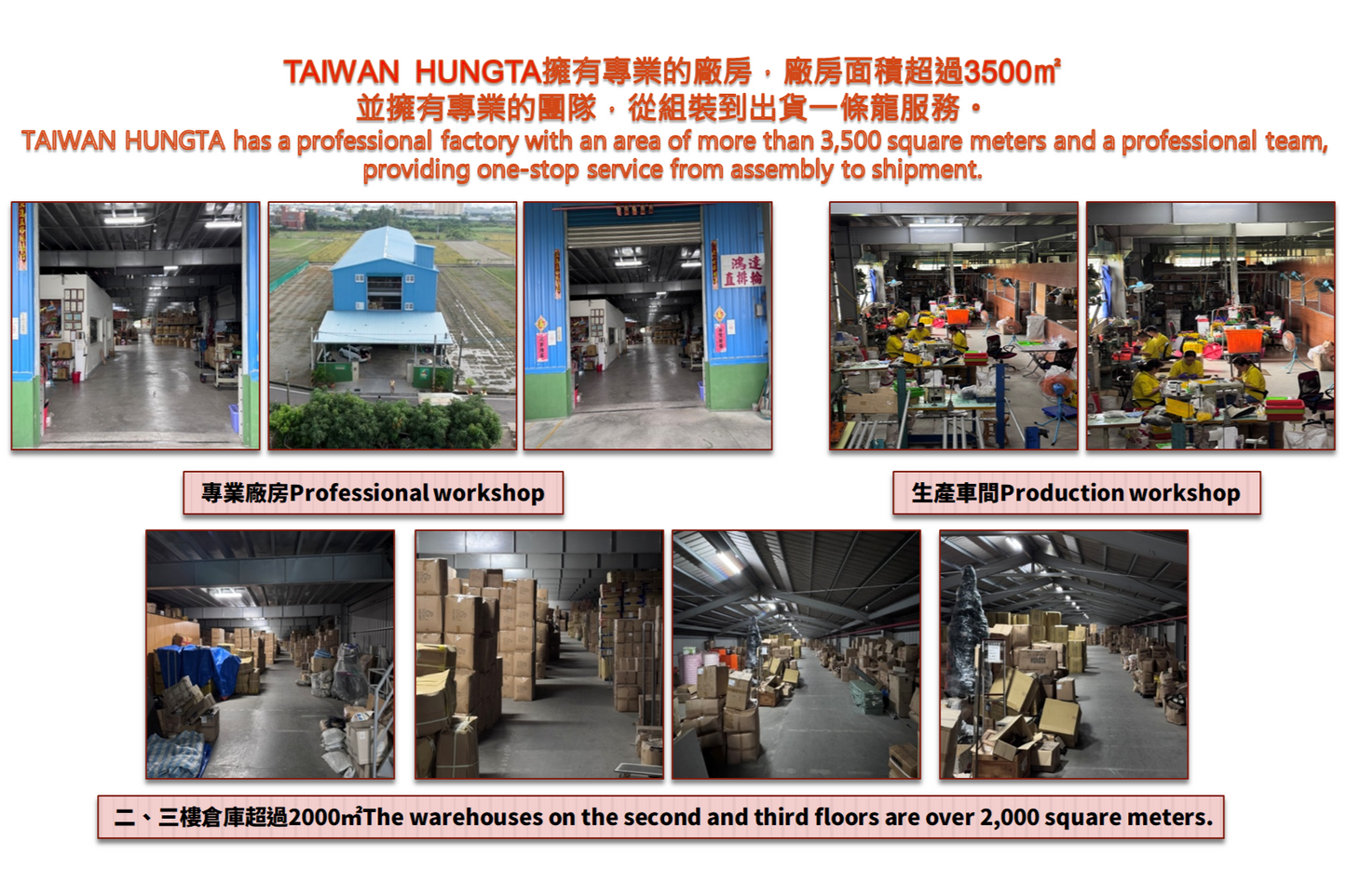 3500㎡major factories and a professional team-HUNGTA
