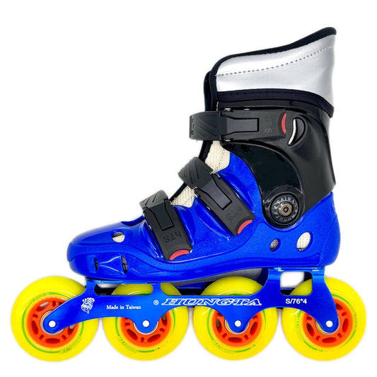 HUNGTA dark blue inline skates – lightweight aluminum frame, made in Taiwan